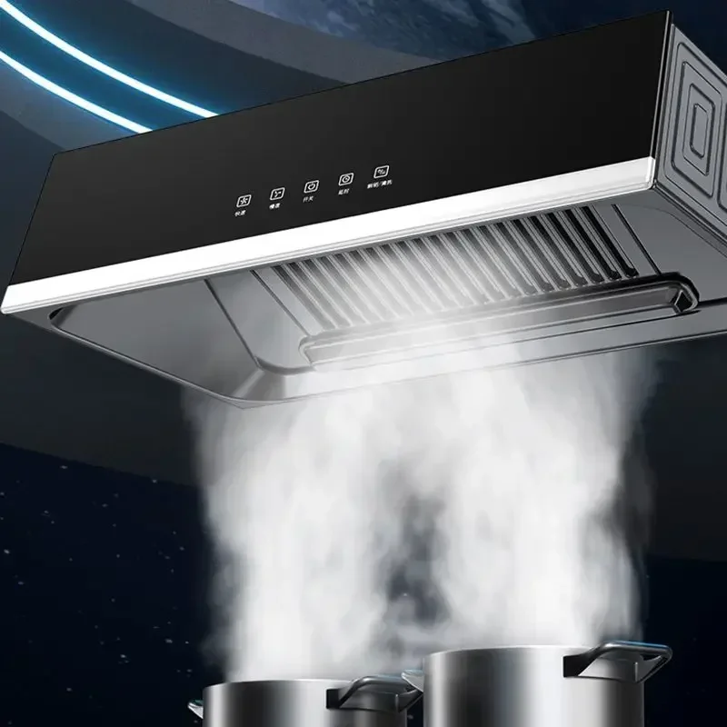 New Style Range Hood: Household Kitchen. Large Suction. Chinese/European Style. Automatic Cleaning. For Rental Housing.