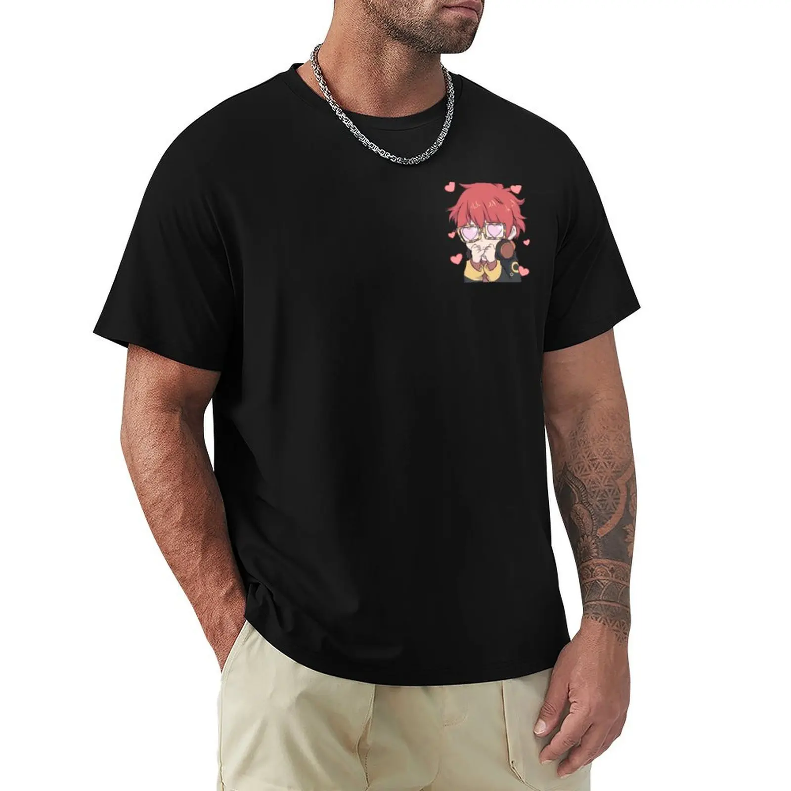 

707 meow~ T-Shirt Casual Trendy Streetwear Tee Shirt