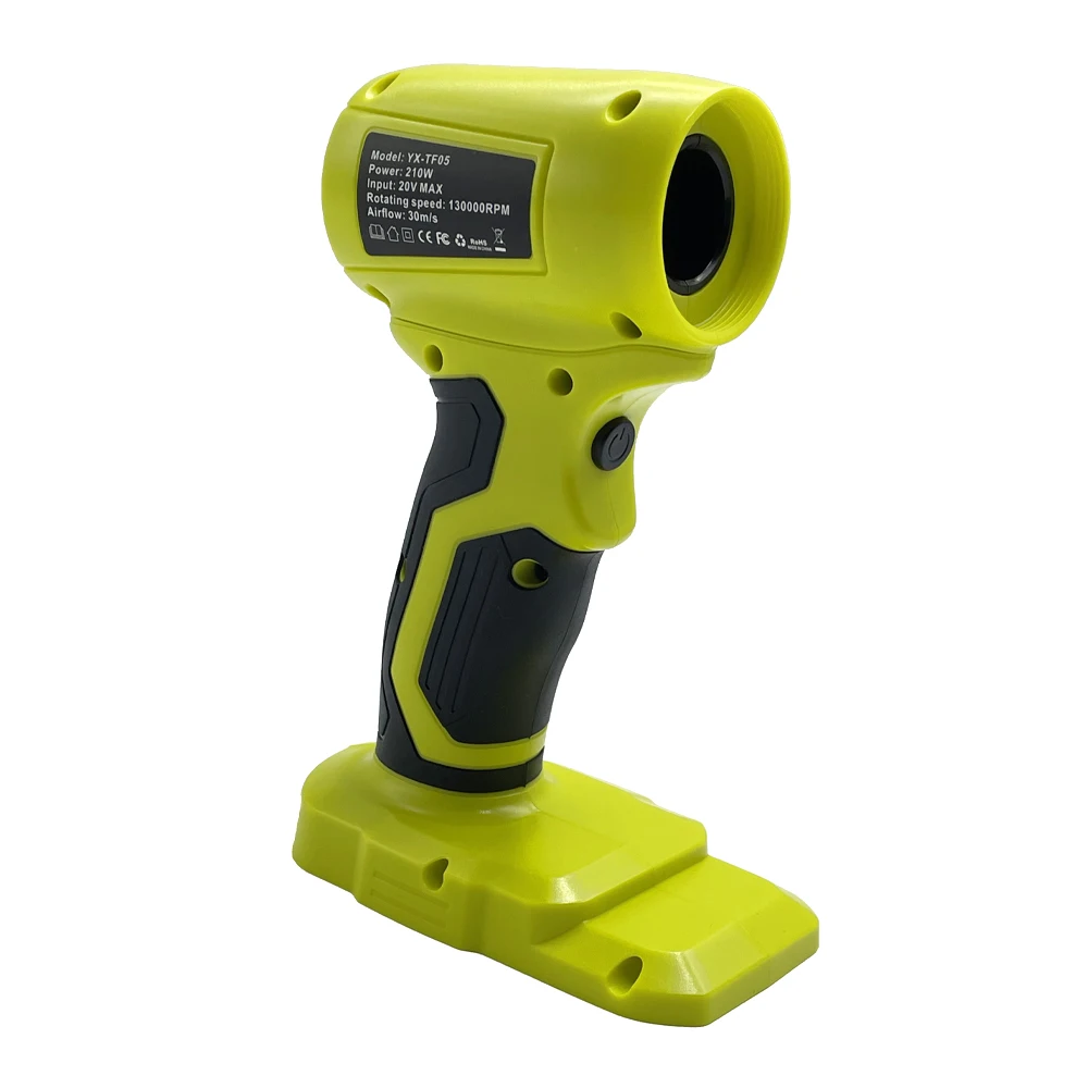 210W Jet Blower Brushless Violent Turbo Fan For Dewalt/Milwaukee/Makita/Bosch/Ryobi 18V Battery Air Blower Turbo Dust Blowing
