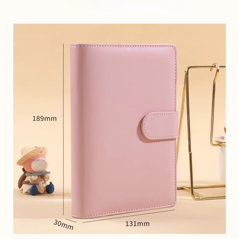 A6 Loose-leaf Macaron Savings Books:12 Budget Cards+12 Zipper Bags+2 Stickers,Cash Storage Accounting Book Family Management