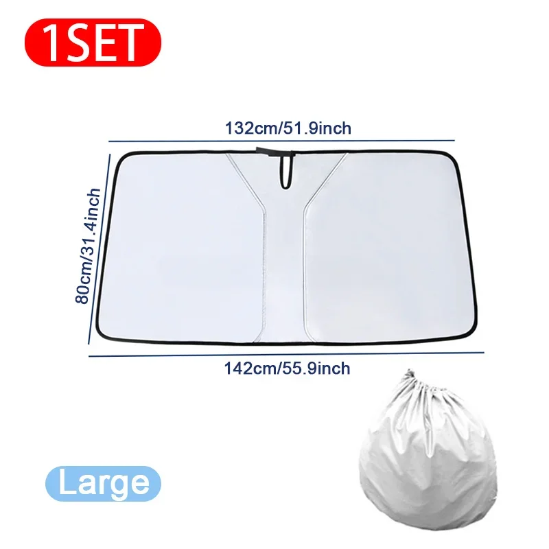 Car Sunblock Sunblock Thermal Insulation Sunblock Blinds Front Windshield Car Cover Sunshade Umbrella