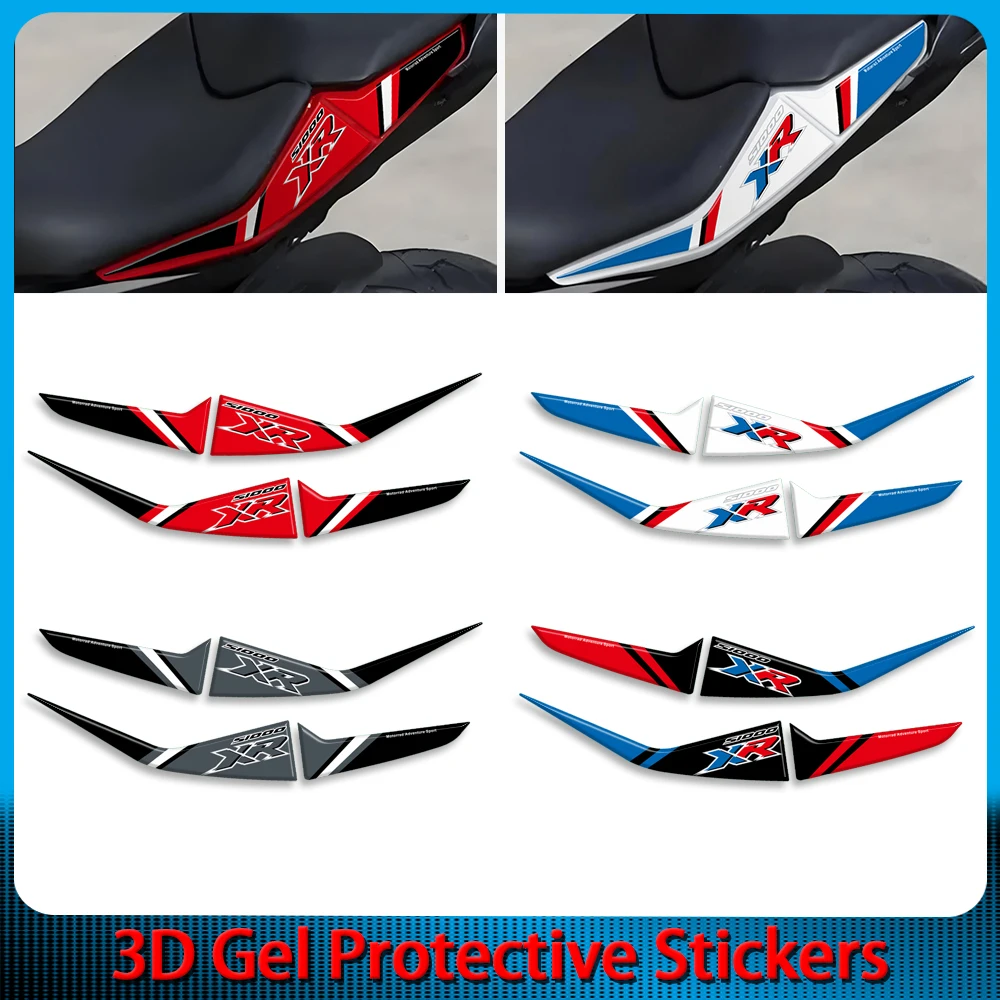 

Motorcycle Rear Seat Fairing Paint Protection Decal 3D Gel Protector Kit Sticker For S1000XR S 1000 XR 2015 2016 2017 2018 2019