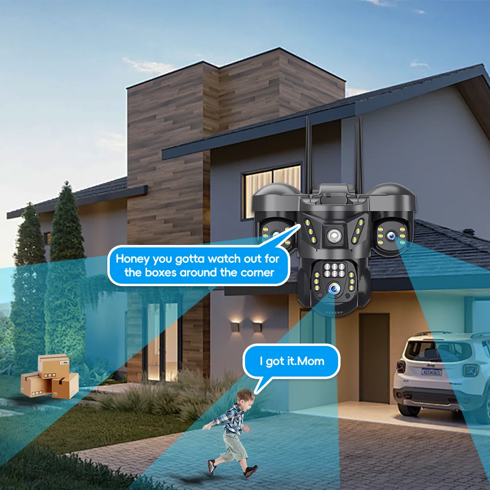 15MP 8K WIFI IP Camera Three S - Smart Home Kamera Outdoor review and price