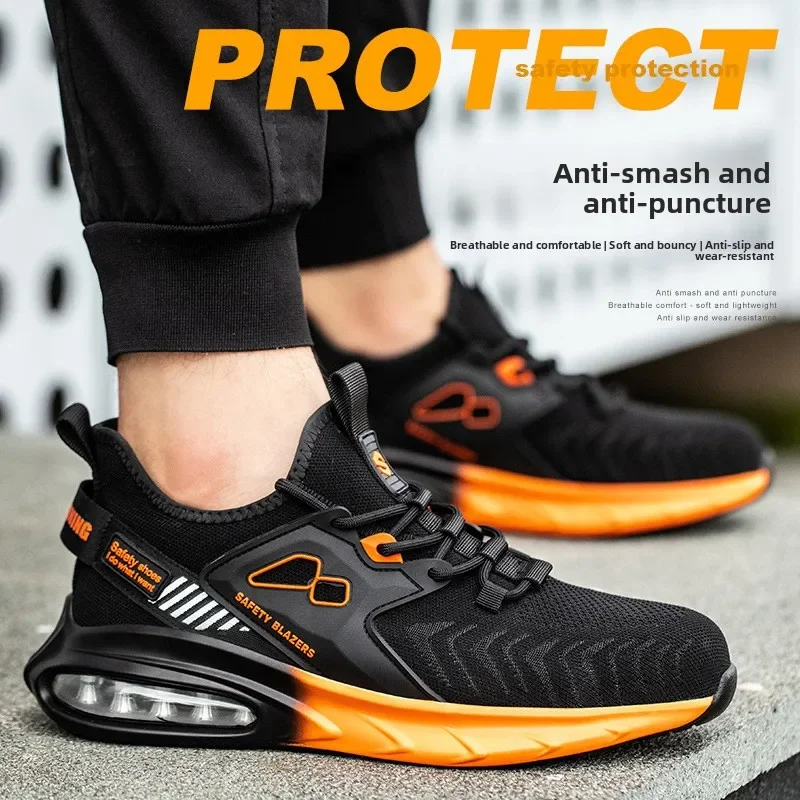 

DurableLabor InsuranceShoes Men's Steel BaotouAnti-smashing Anti-piercing Anti-scalding Wear-resistant High-top Construction Sit