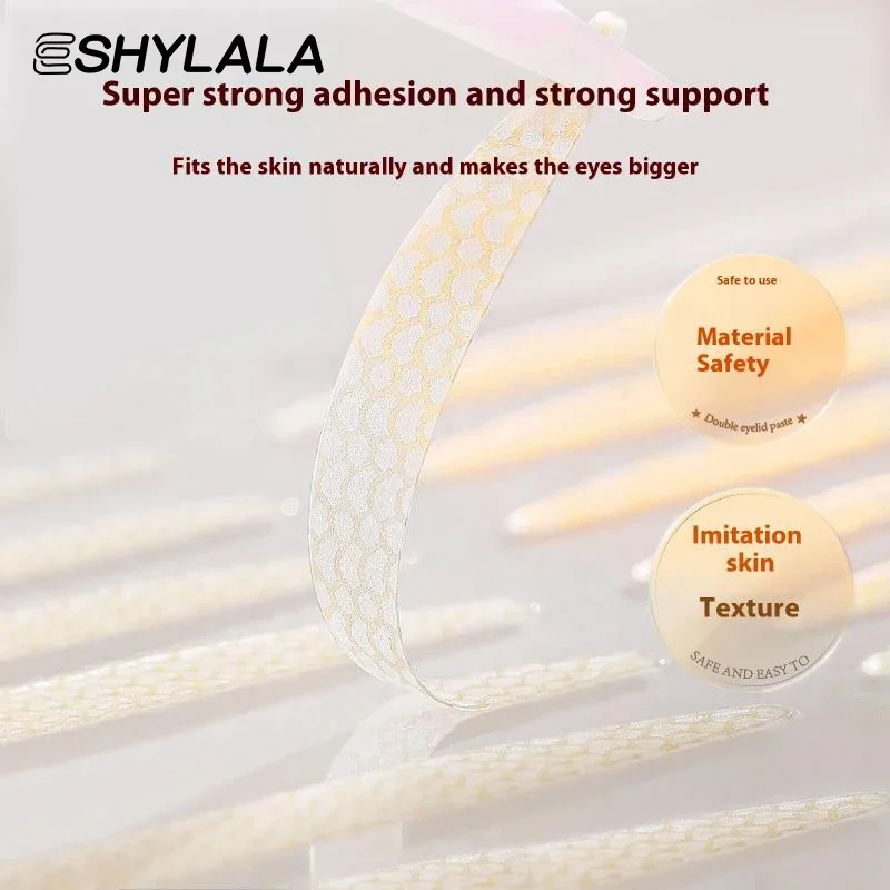 180/216/240 Pz Adesivo per palpebre invisibile Strisce per sollevamento occhi in pizzo Nastro per doppia palpebra Adesivi adesivi Nastro per occhi Strumenti Nastro per ciglia