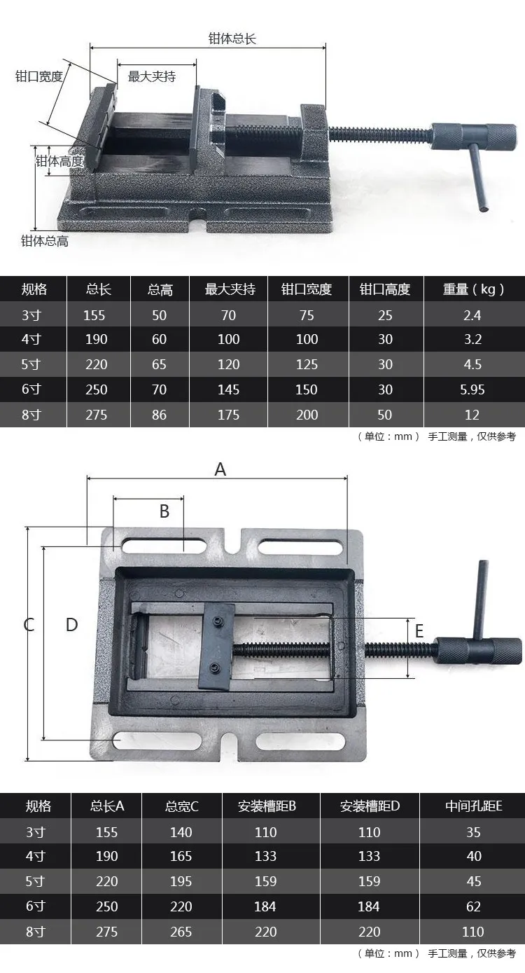 Precision Drilling Machine, Heavy-Duty Manual Flat-Mouth Pliers, Special Purpose, High Quality, Woodworking Pliers