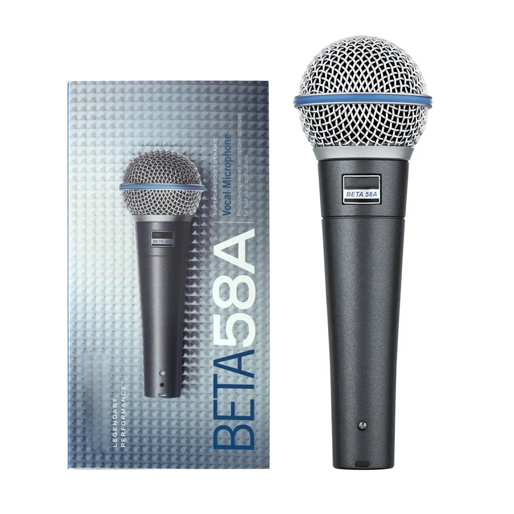 Top quality beta58a BETA58 vocal cardioid wired dynamic microphone wired for stage Performance