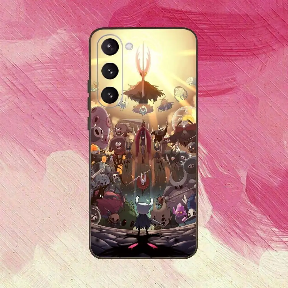 H-Hollow Knight Cartoon Telefoon Case Voor Samsung Galaxy A73,A72,A71,A70,A53,A52,A51,Anderen Zachte Zwarte Cover