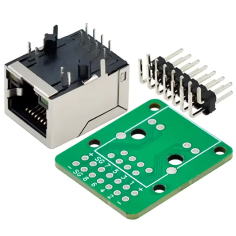 HY911105A RJ45 network transformer with light, network filter adapter board