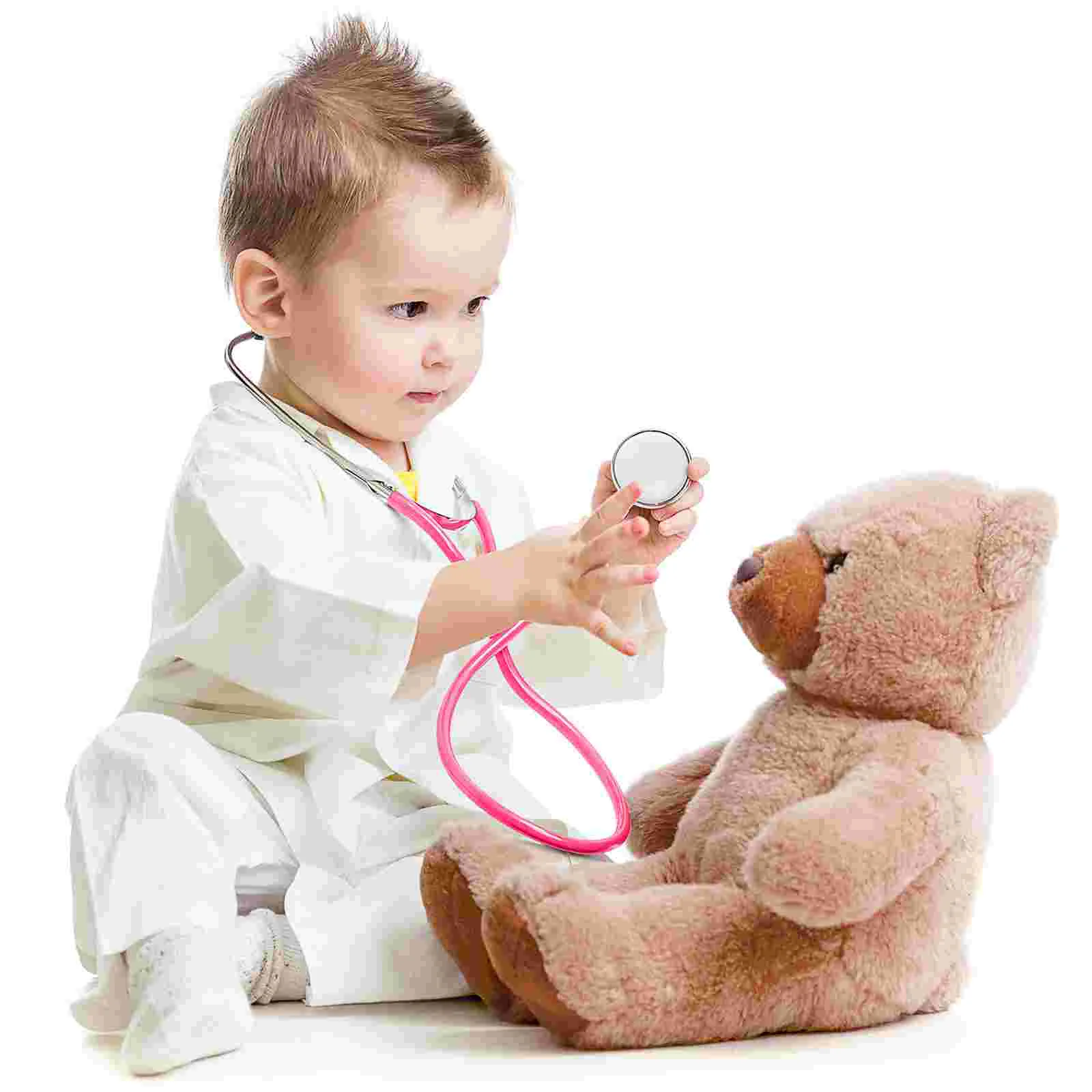 Stethoscope Kids' Doctor Toys Single Use for Children Toddler Simulation Model Nurse Playing