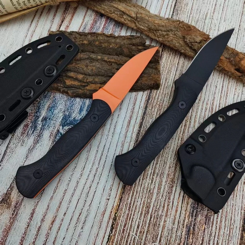 

Нож Blackfoot 2.0 для выживания на природе, легкий, с прямым лезвием и ножнами, рукоять из G10 высокой твердости, для кемпинга и резки