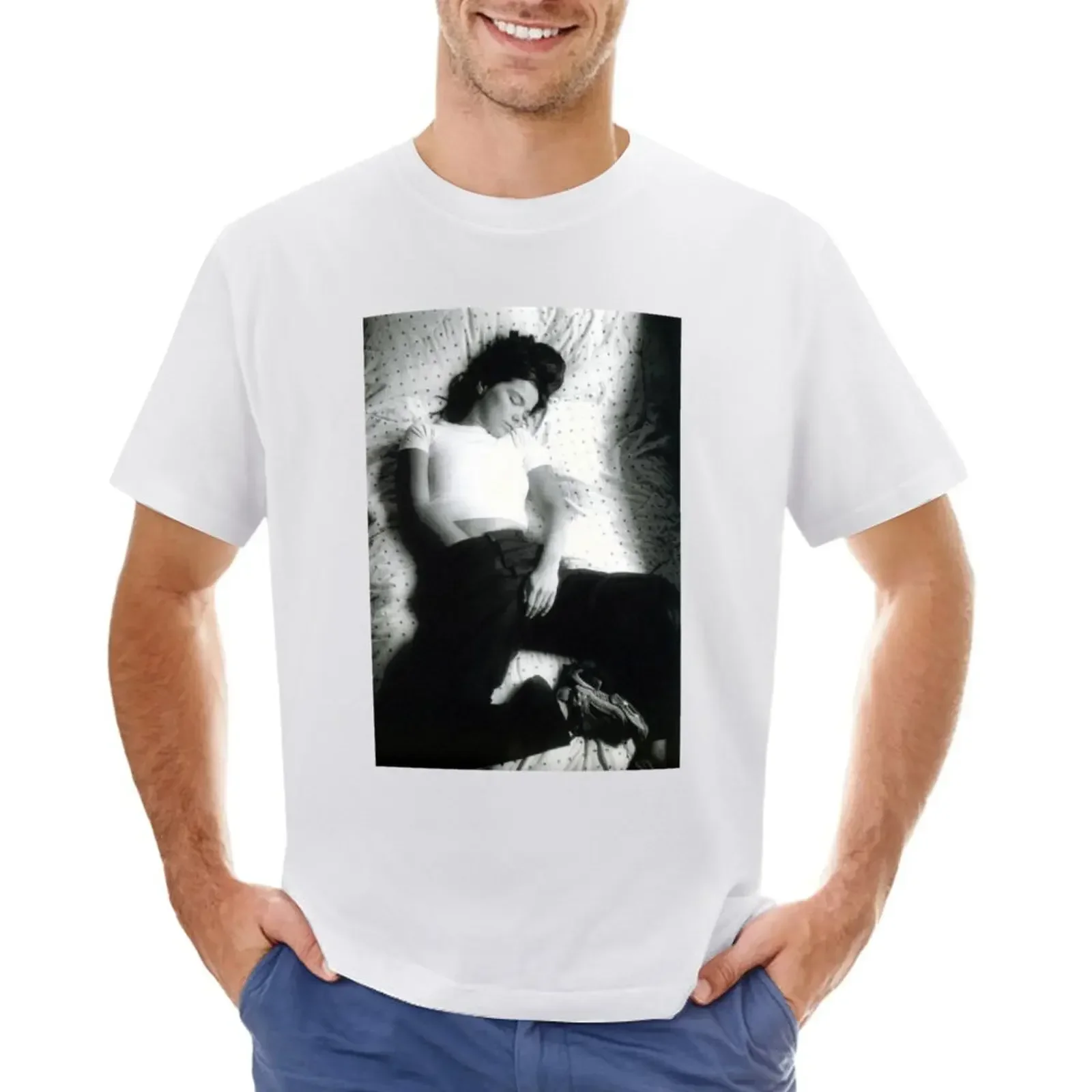 Graphic Short Sleeve T Shirt Bjork Masturbating T-shirt tees Blouse men Oversized t shirt men clothing anime clothes streetwear