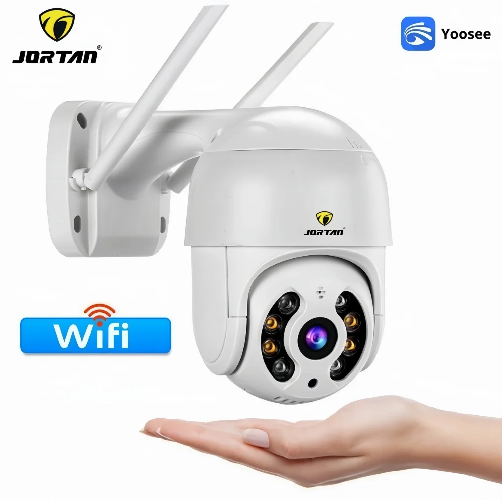 4MP 2K PTZ WiFi IP Camera Outdoor Yoosee Ultra HD Color Night Vision AI Auto Tracking IP66 Waterproof Home CCTV Security Camera
