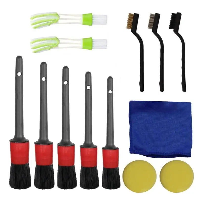 

Car Detailing Brushes Set Air Vent Cleaning Brush Kit Auto Detailing Supplies Car Detail Cleaner Tool For Cars SUV Trucks