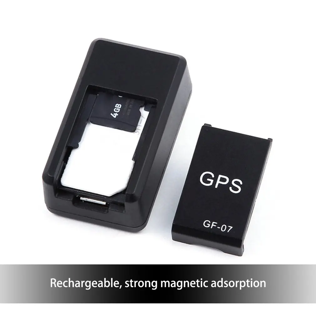 GF07 Anti-lost Tracker Magnetic Mini Car GPS Real Time Tracking Locator Device Magnetic GPS Tracker Real-time Vehicle Locator