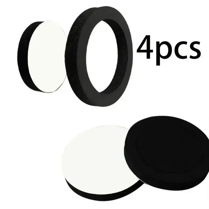 4 Pack 6.5 Polegada Car Speaker Low Door Liner Ring Soundproofing Algodão Auto-adesivo Anel de isolamento para o interior do carro à prova de som