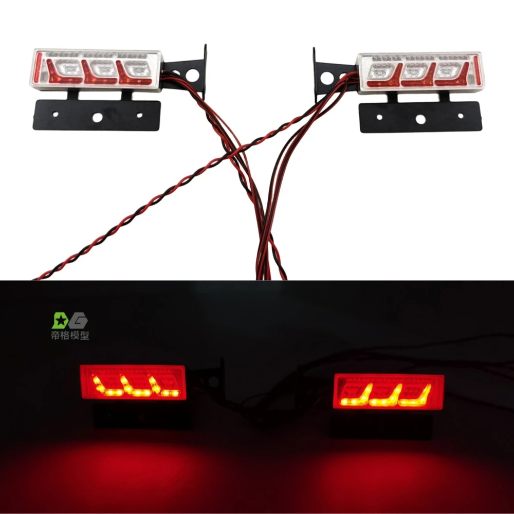 

Игрушечный грузовик 5 В, металлические задние фонари, задний фонарь для Tamiya SCANIA R620 BENZ 1851 3363 MAN 1/14, радиоуправляемый тягач, детали для самостоятельного изготовления, МОДЕЛЬ DEGREE