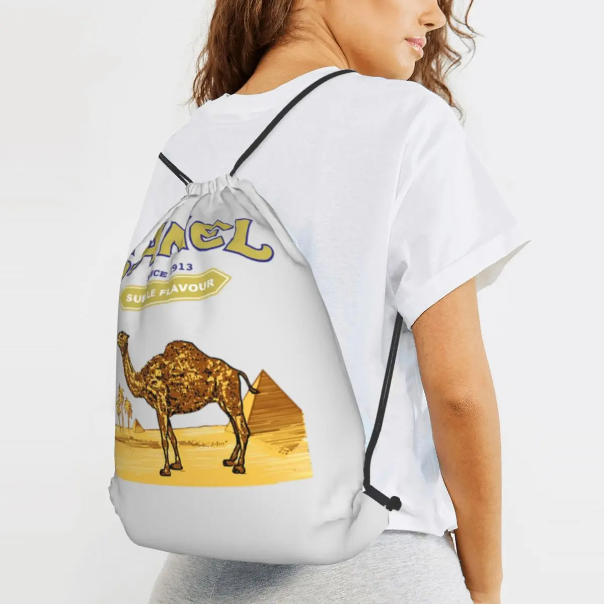 

Рюкзаки Camel Cigarettes: портативные сумки-мешки на шнурке для хранения, сумки для книг, для путешествий и студентов