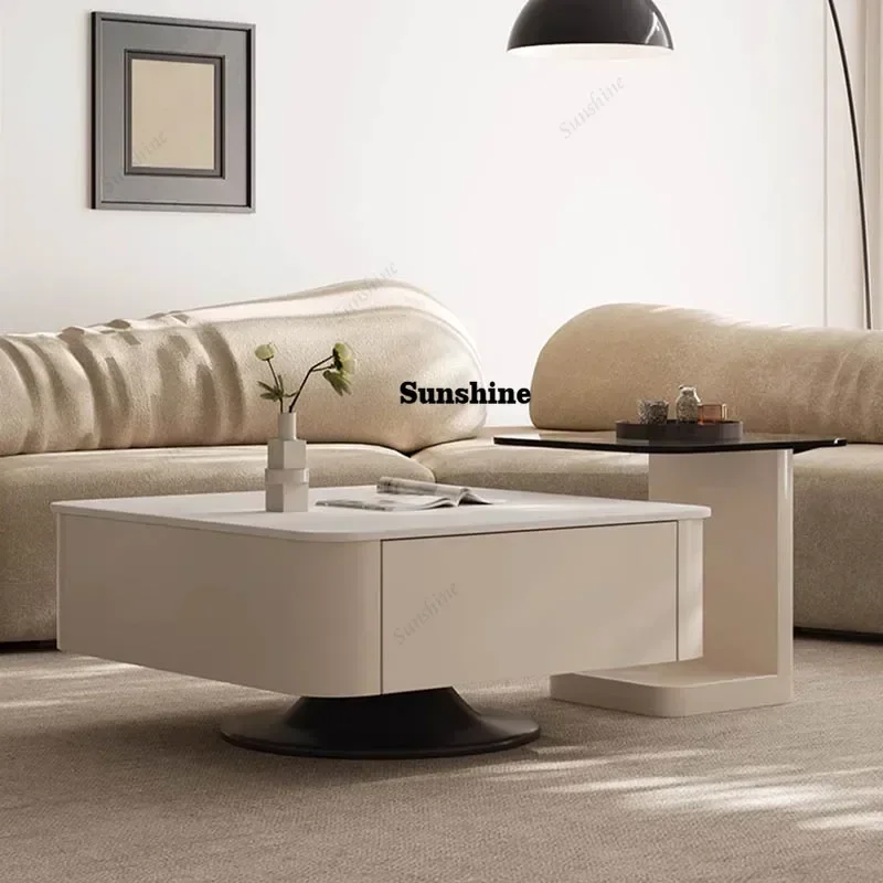 

TDCoffee Tables Space Saving Italian Trendy Coffee Table Unique Style Mesa De Centro Sala Living Room Furniture