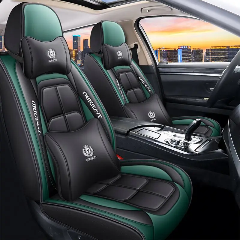 Wholesale Car Interior Accessories Decoration Seat Cushion Full Set Luxury Seat Cover Sport Leather Car Seat Covers