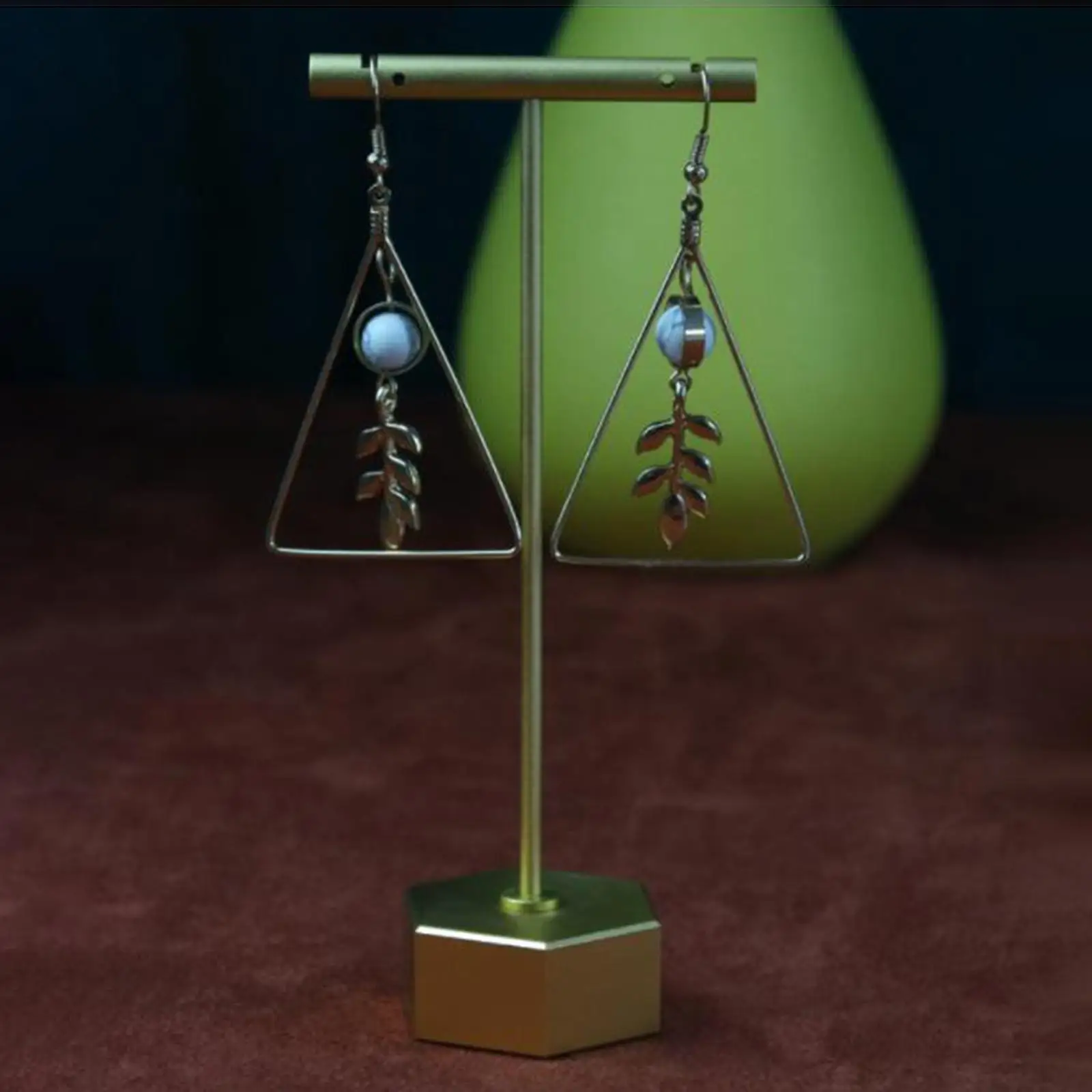 Metal Earring Display Stand, Tabletop Earring Display Holder para Show