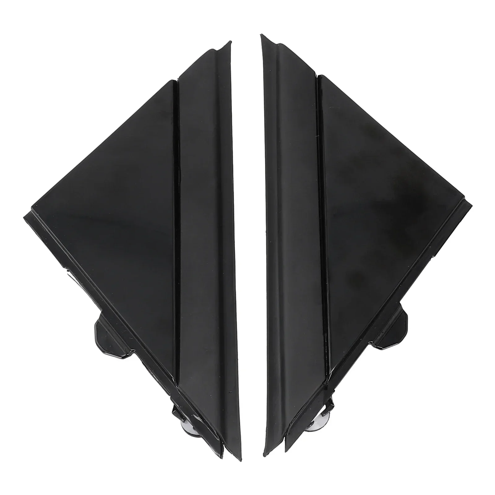 

Cover Trim Mirror Flag Cover 2pc/set 2pcs Accessories Glossy Black Left+Right Mirror Flag Cap Moldings Vehicle