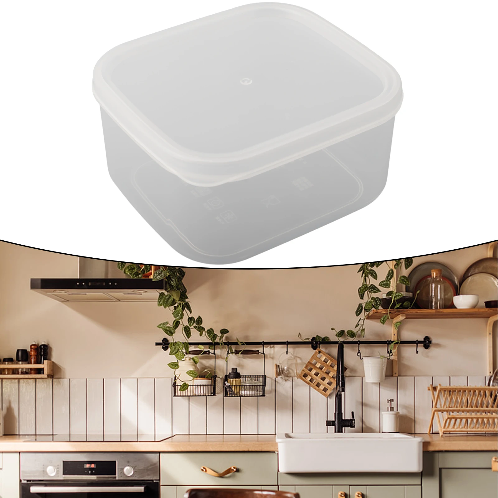 Food Containers Food Storage Box Fresh Box Kitchen Tool Space Organizer Transparent Kitchen Storage Box Containers