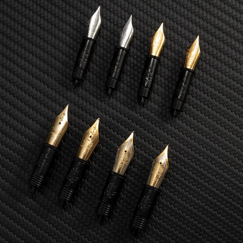 

Long Knife Schmidt Fountain Pen Tip and Nibs No.5 No.6 Nib Hand 0.5 0.7F/M Ink Pen Office School Writing Smooth Gift NIB