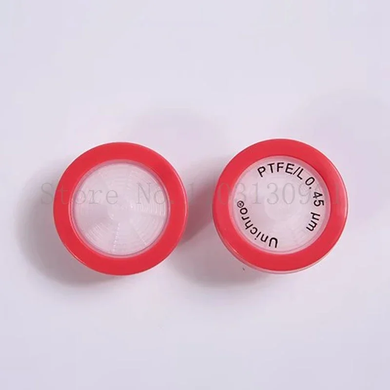 25pcs Laboratory 13mm 25mm Plastic Disposable PTFE Hydrophobic-type Microporous Drireven Syringe Air Filter