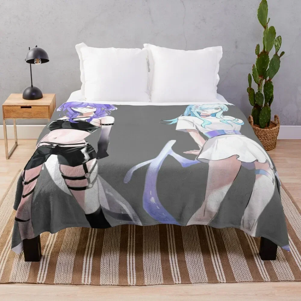 

Dragon Sisters - Selen and Elira Throw Blanket Moving Softest Blankets