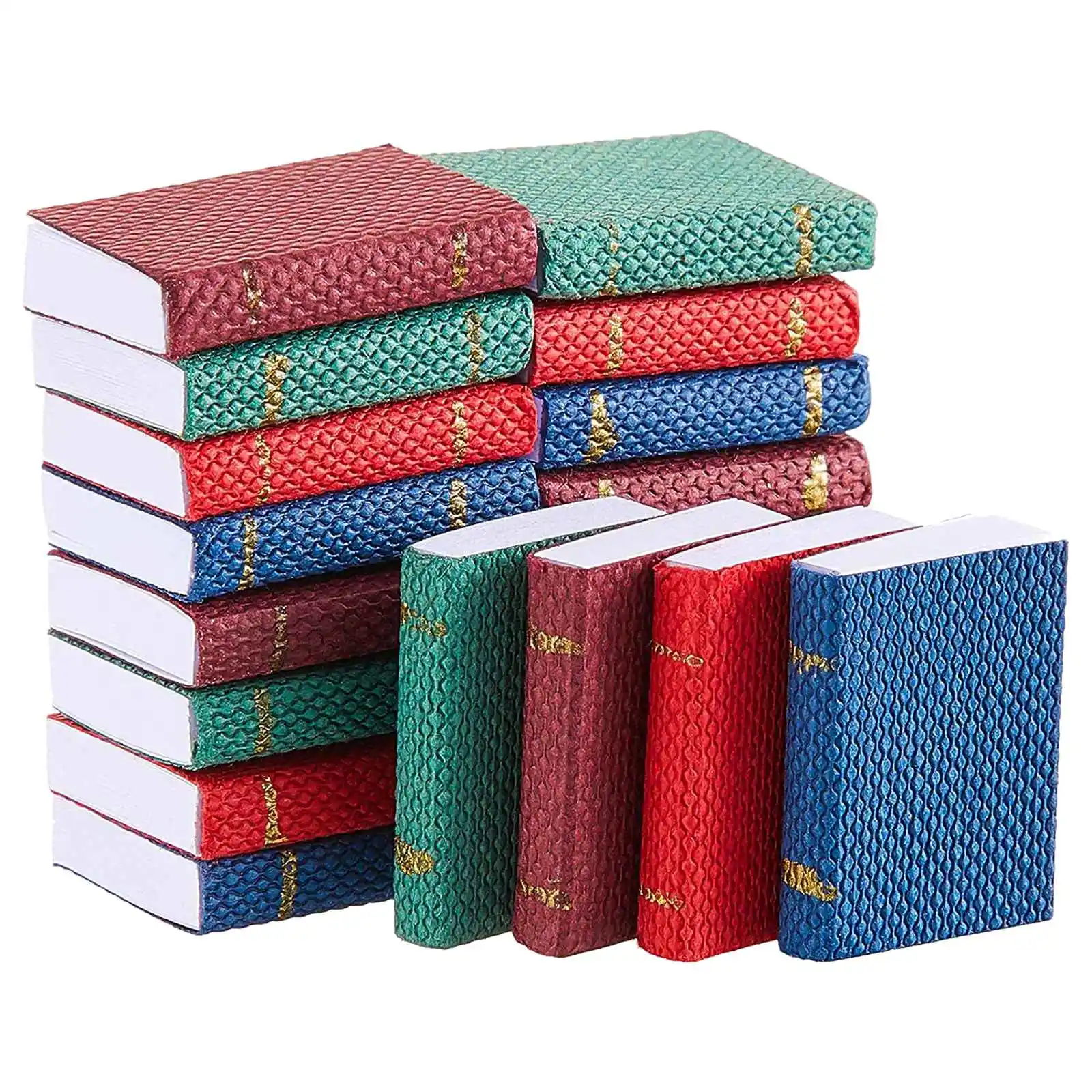 ◆♦Top Rated-20 Pieces 1:12 Scale Miniatures Dollhouse Books Timeless Miniatures Books Dollhouse Decoration Accessories