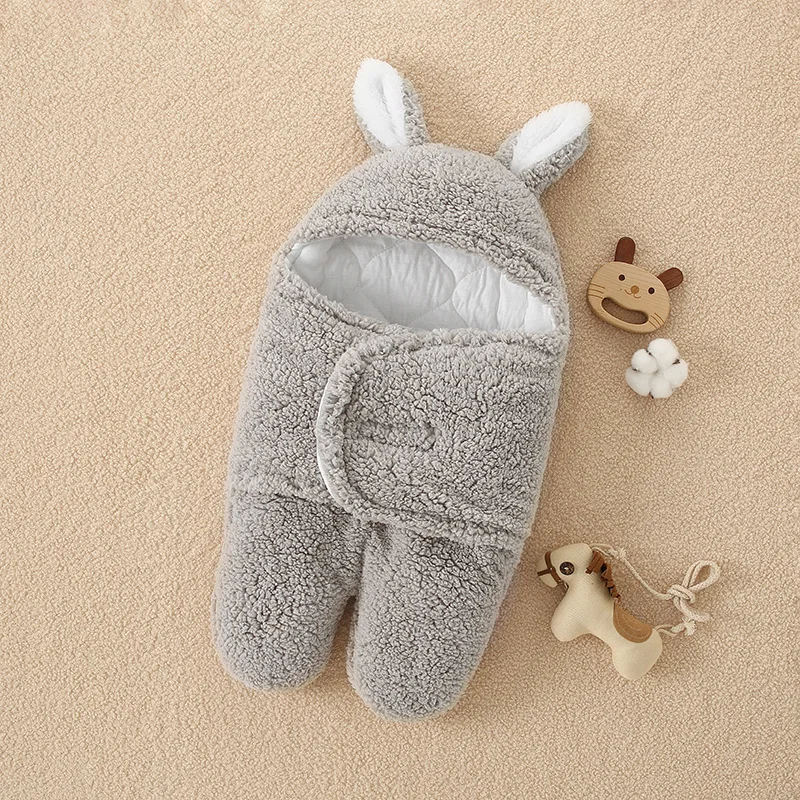 New Arrival Baby Sleeping Bag Baby Clothes Newborn Soft Winter Thickened Fleece Lining With Pure Cotton Infant Sleepwear Blanket