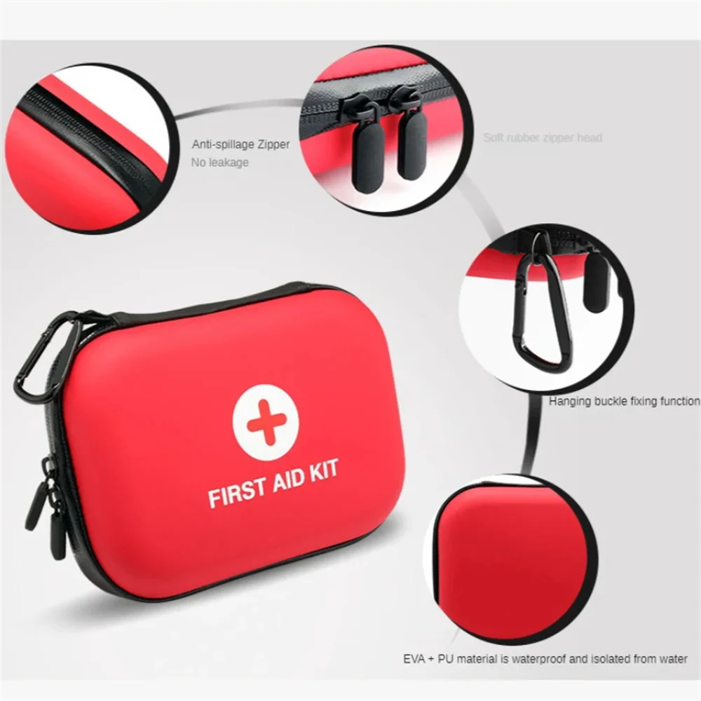 Saco de primeiros socorros médicos de emergência portátil vazio caixa de armazenamento para viagens ao ar livre do agregado familiar equipamentos de acampamento kit sobrevivência medicina