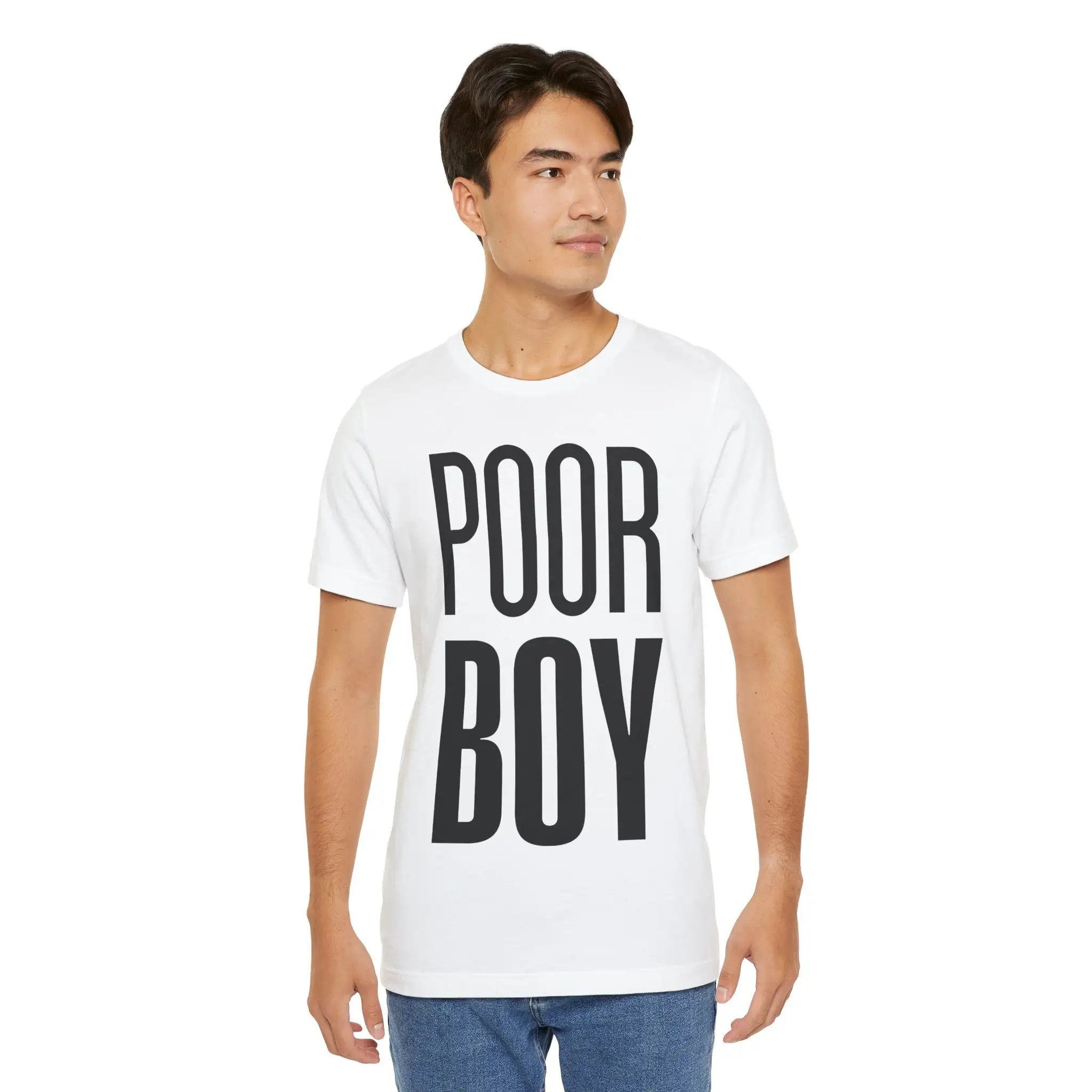 Poor Boy Only Friends Thai Bl Drama Fan T Shirt Black Font Classic Fit