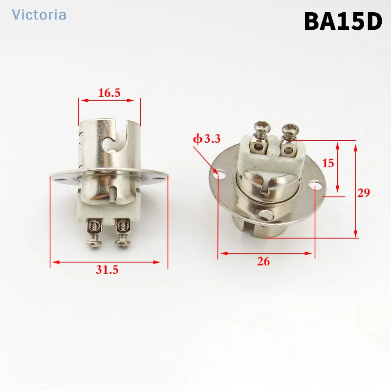1Pc BA15D Lamp Base BAY15D Lamp Holder 1156 1157 Lamp Holder BA15D DIY Ship Lamp Holder Turn Signal Brake Light Base