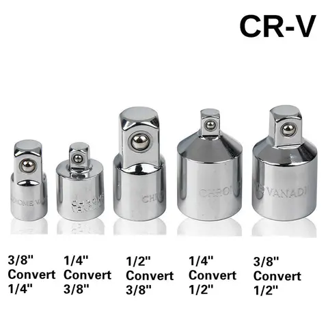 Hi-Spec 소켓 어댑터 래칫 렌치 어댑터, 1/2 빅 플라이 턴 3/8 미디엄 플라이 턴 1/4 소형 플라이 CR-V 크롬 바나듐 스틸 도구