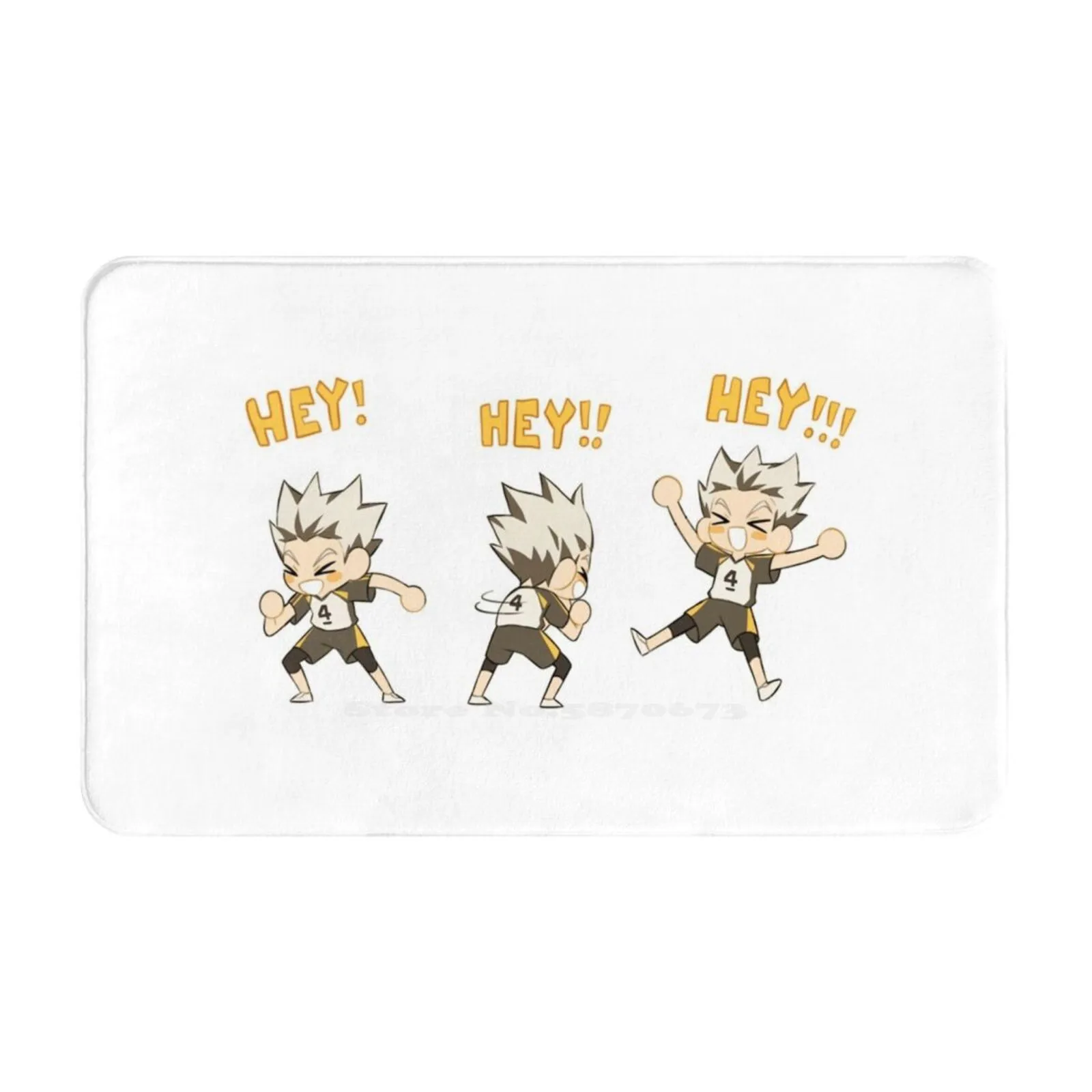 

Bokuto Hey Hey Hey 3 Sizes Home Rug Room Carpet Bokuto Koutarou Haikyuu Hq Fukurodani Chibi