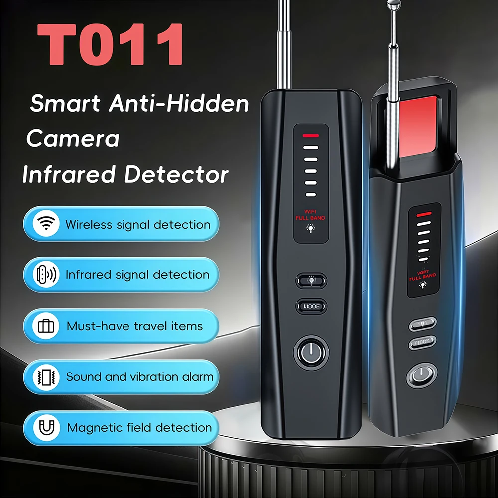 

Hidden Camera Detector GPS Tracking Device Recording Listening Device Detector Hotel Car Hidden Bugging Camera Detector