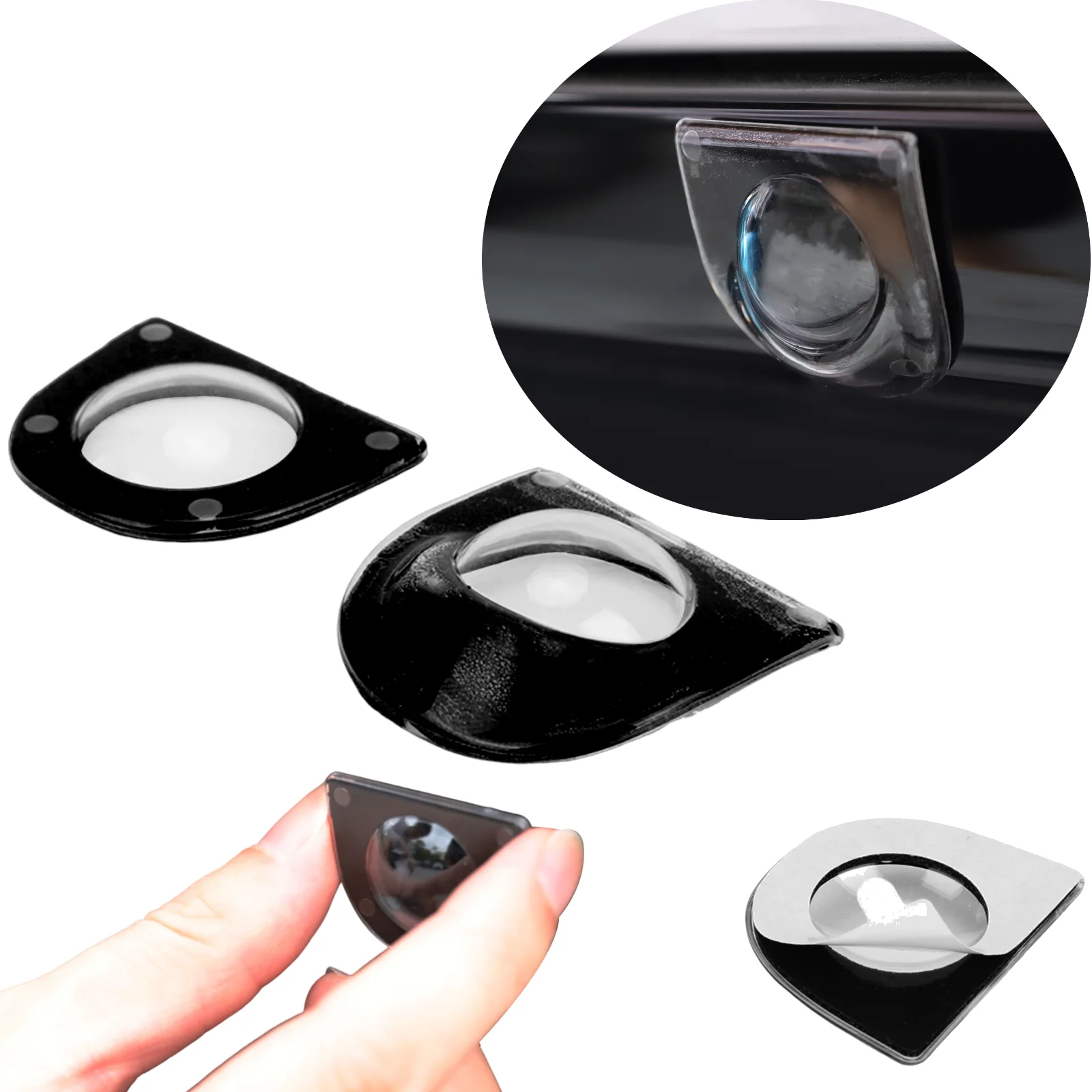 

1Pair PC Protective Cover Waterproof Anti-Scratch Lens Protector Wear Resist for Tesla 2025 2026 Model Y Juniper/Model YL