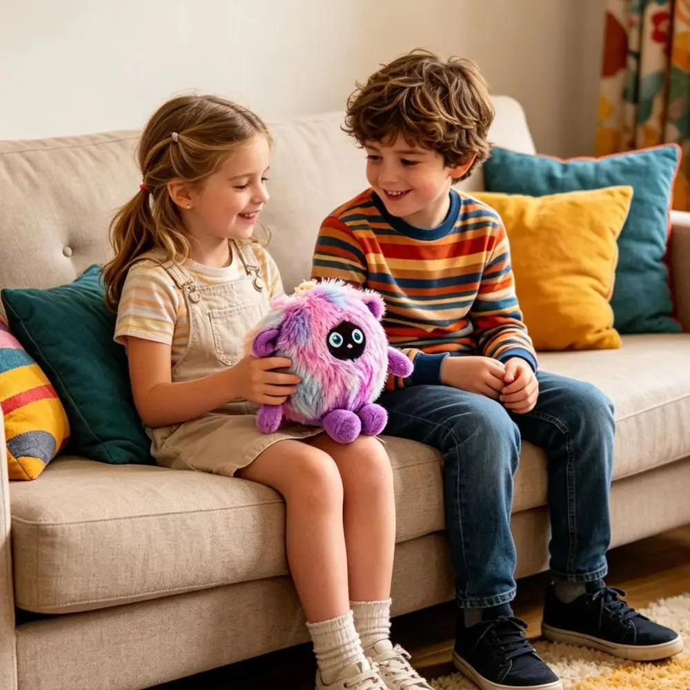 Interactive AI Companion Plush Educational Soft Educational Learning Multi-Functional Voice Communication Emotional Companion
