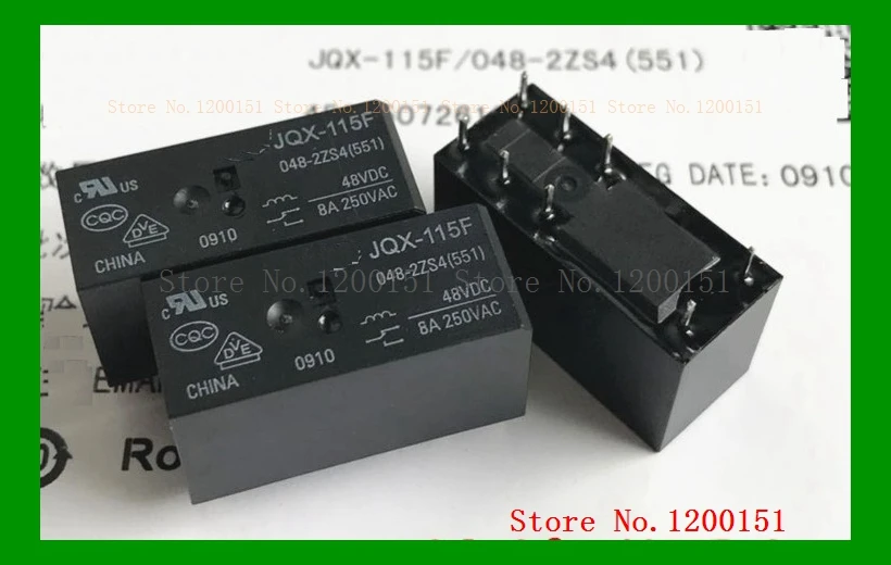 JQX-115F 048-2ZS4 8A HF115F 48V