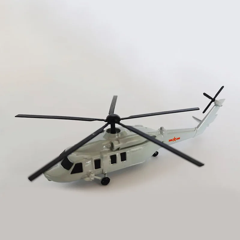 

1PCS 1/200 Scale Z-20 Helicopter Model Simulation Military Aircraft Static Ornaments Length 10cm for DIY Collection Gifts