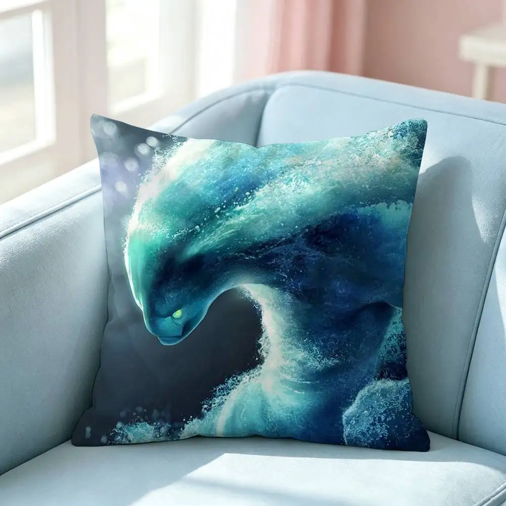 Fantasy Battle Strategy Game Square Double-Sided printed Pillow Case Bedroom Bedside Pillow Sofa Cushion Cover