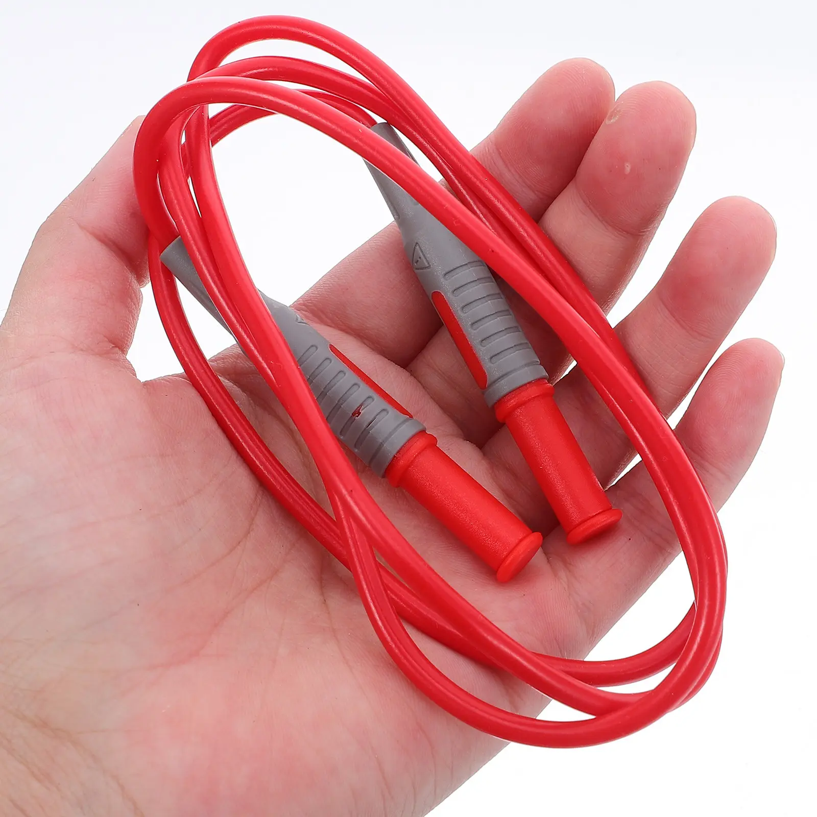 2Pcs Multimeter Test Leads Kit Versatile Flexible Electrical Test Cables Dual-Color Polarity Identification for Multimeter
