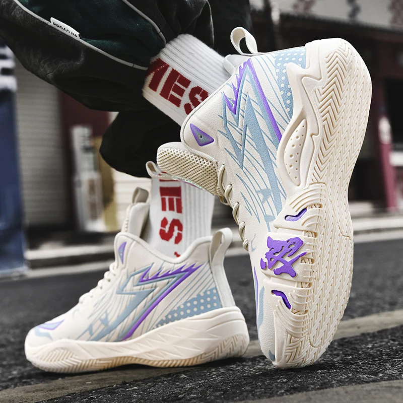 

Basketball Shoes Professional Men Athletic Sports Shoes High-Quality Training Unisex Street Sneaker Non-slip Basketball Boots