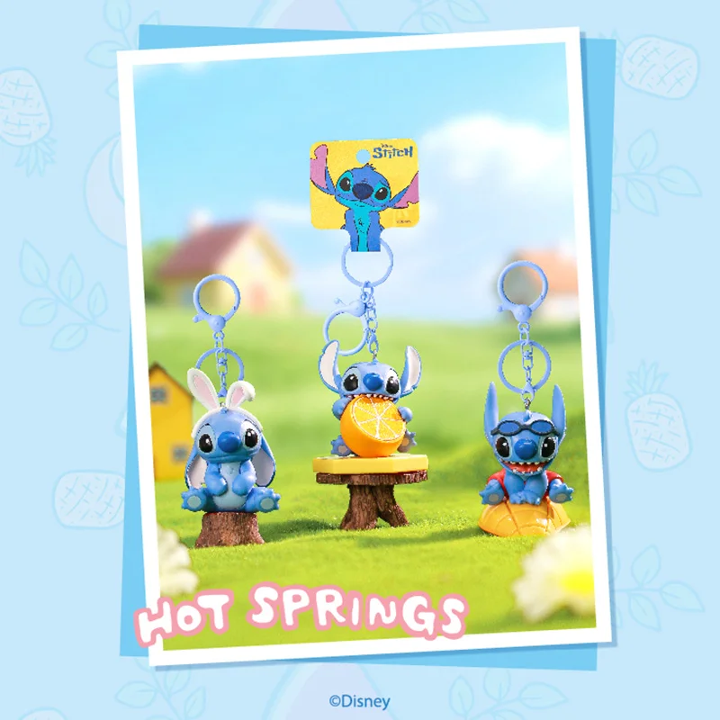 Disney น่ารัก Stitch ตุ๊กตาแขวนเครื่องประดับสําหรับกระเป๋าเป้สะพายหลังคีย์ Kawaii อะนิเมะตัวเลขของขวัญวันเกิดของเล่นสําหรับเด็ก