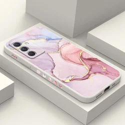 Gold Marble Case For Samsung Galaxy A54 A34 A24 A56 A36 A26 A17 A16 A14 A55 A35 A25 A15 A07 A06 A05 A05S A04 A04S A04E 4G 5G