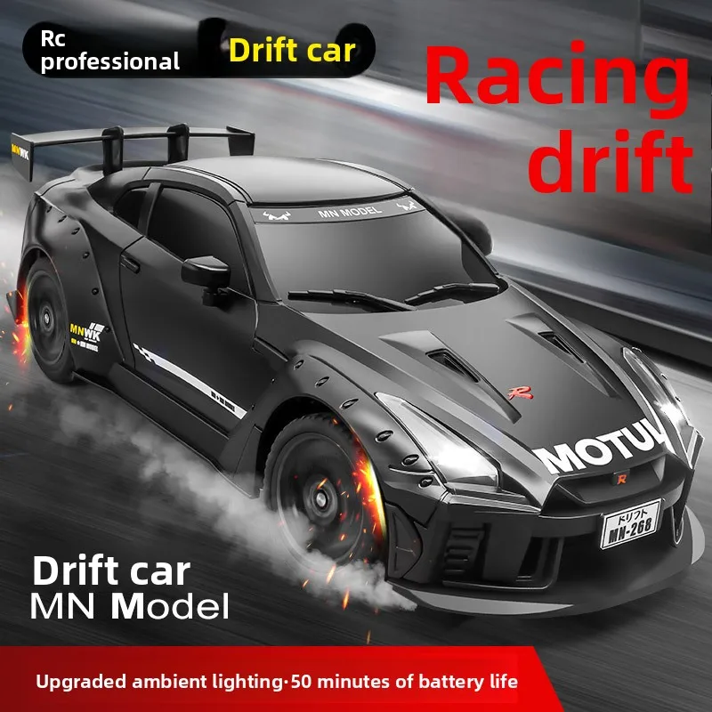 

New MN268 Ambient Light Full Scale Remote Control Drift Car 1/16 High Speed RC Racing Model Toy