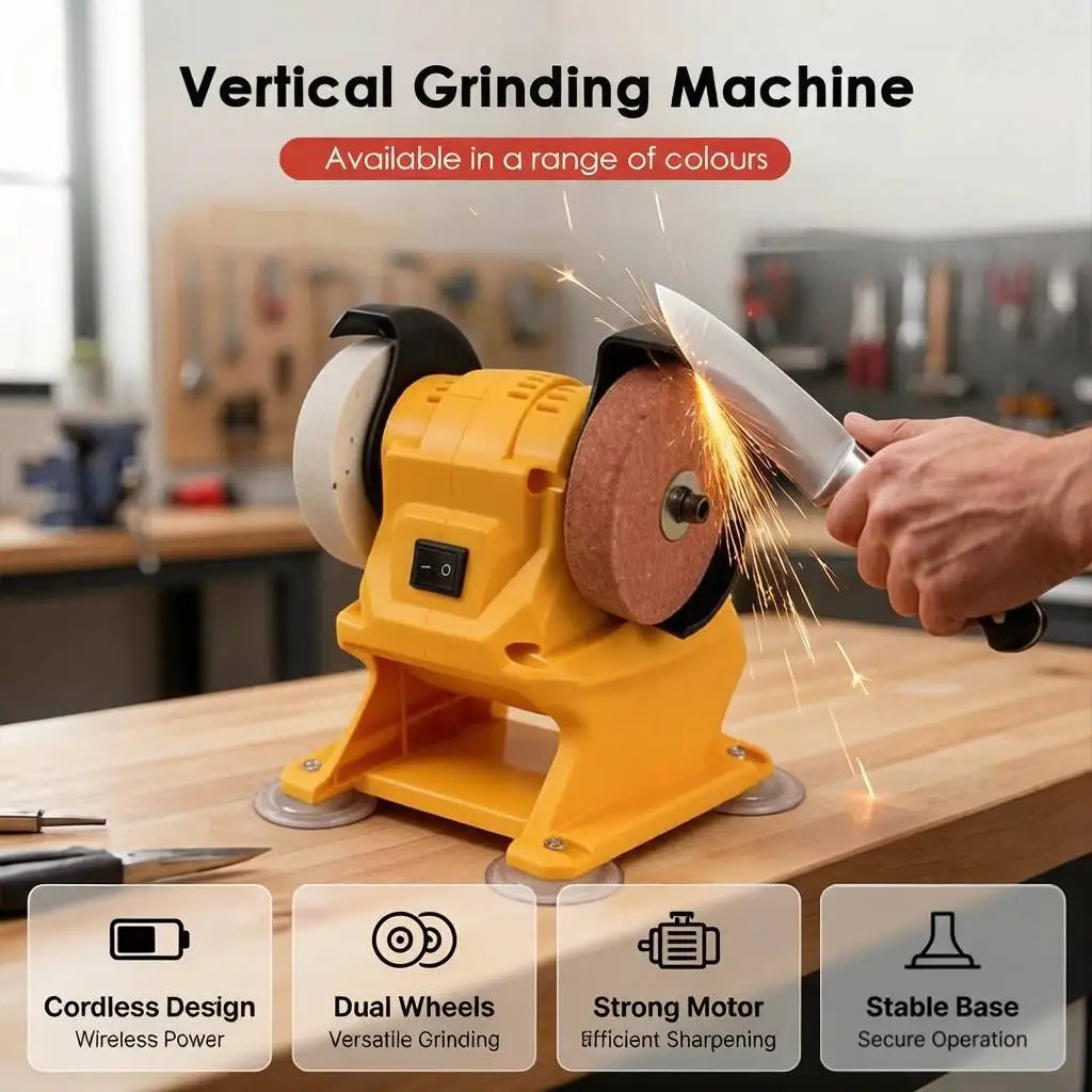 

Electric Bench Grinder For Dewalt 20V,150W Cordless Electric Bench Grinder Metal Wood Stone Knife Polishing Grinding For Makita