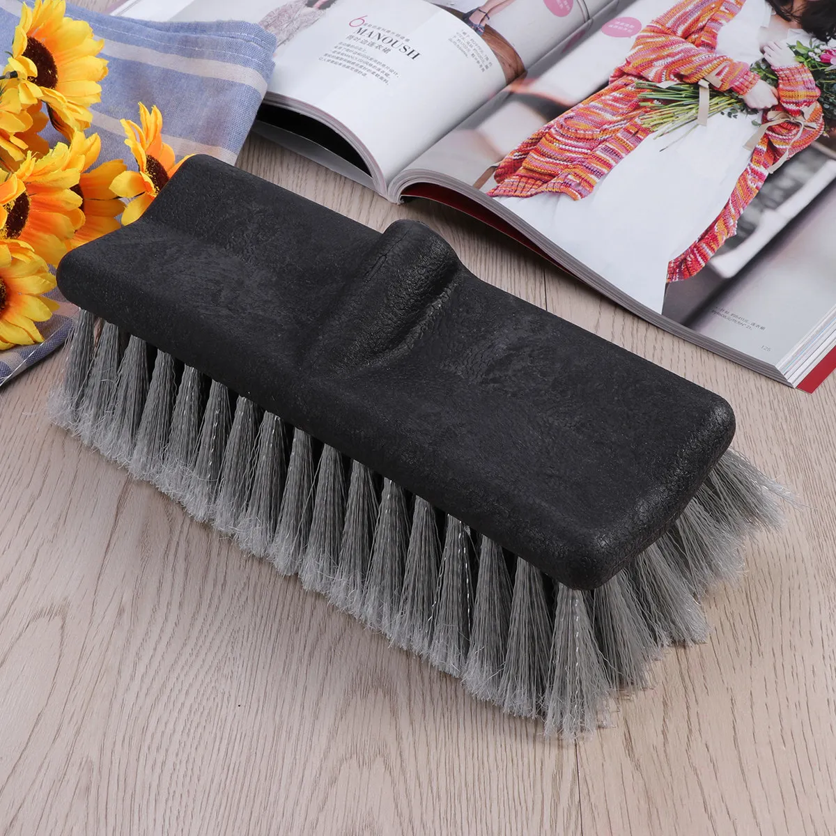 Comfortable Grip Car Wash Brush Random Color Ergonomic Handle Scrub Cleaning Brush for Auto Car Detailing Deck Boat Surface